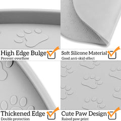 KPWACD safe silicone material keeps bowls secure during mealtime