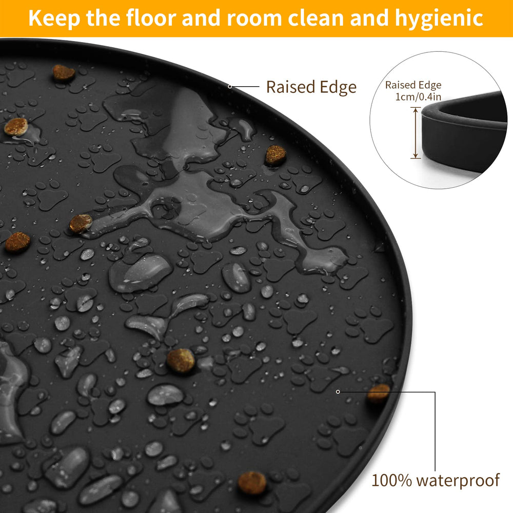 KPWACD non-slip silicone mat keeps bowls steady during meals