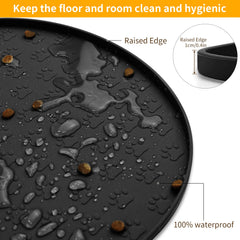 KPWACD non-slip silicone mat keeps bowls steady during meals