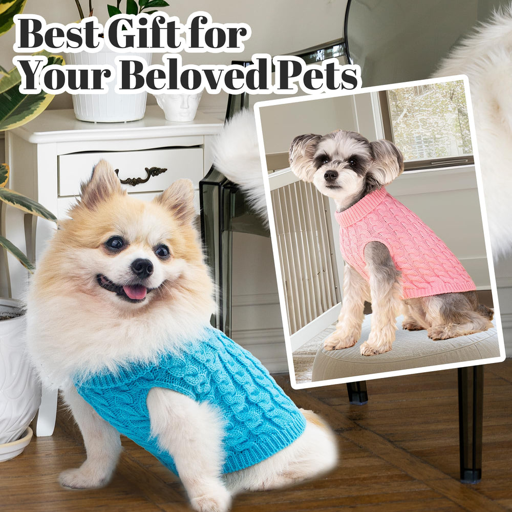 Krastmon dog sweater size M measurements help ensure a proper fit.