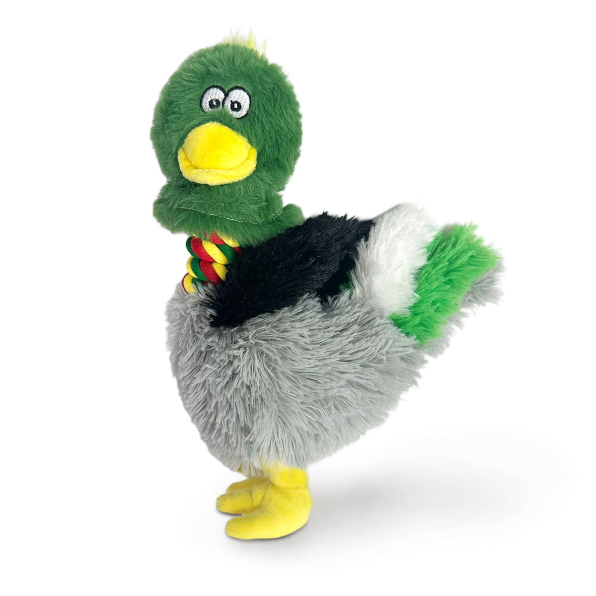 KrauzPet duck plush dog toy with squeaker boosts active playtime.