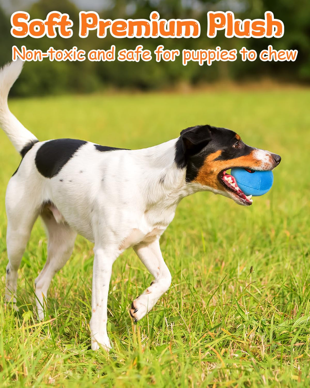 KrauzPet soft plush close-up showing gentle texture safe for teeth and paws.