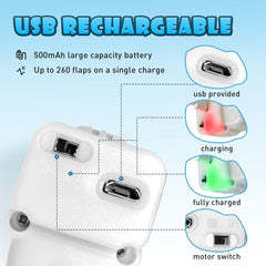 KreizyGo soft plush penguin bite-resistant exterior ready for playful nibbles and safe interaction