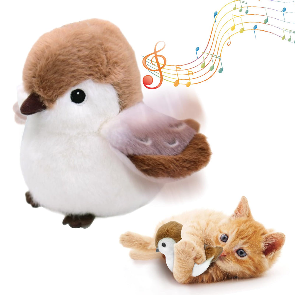 KreizyGo Sparrow flapping-wings toy promotes active play for cats.