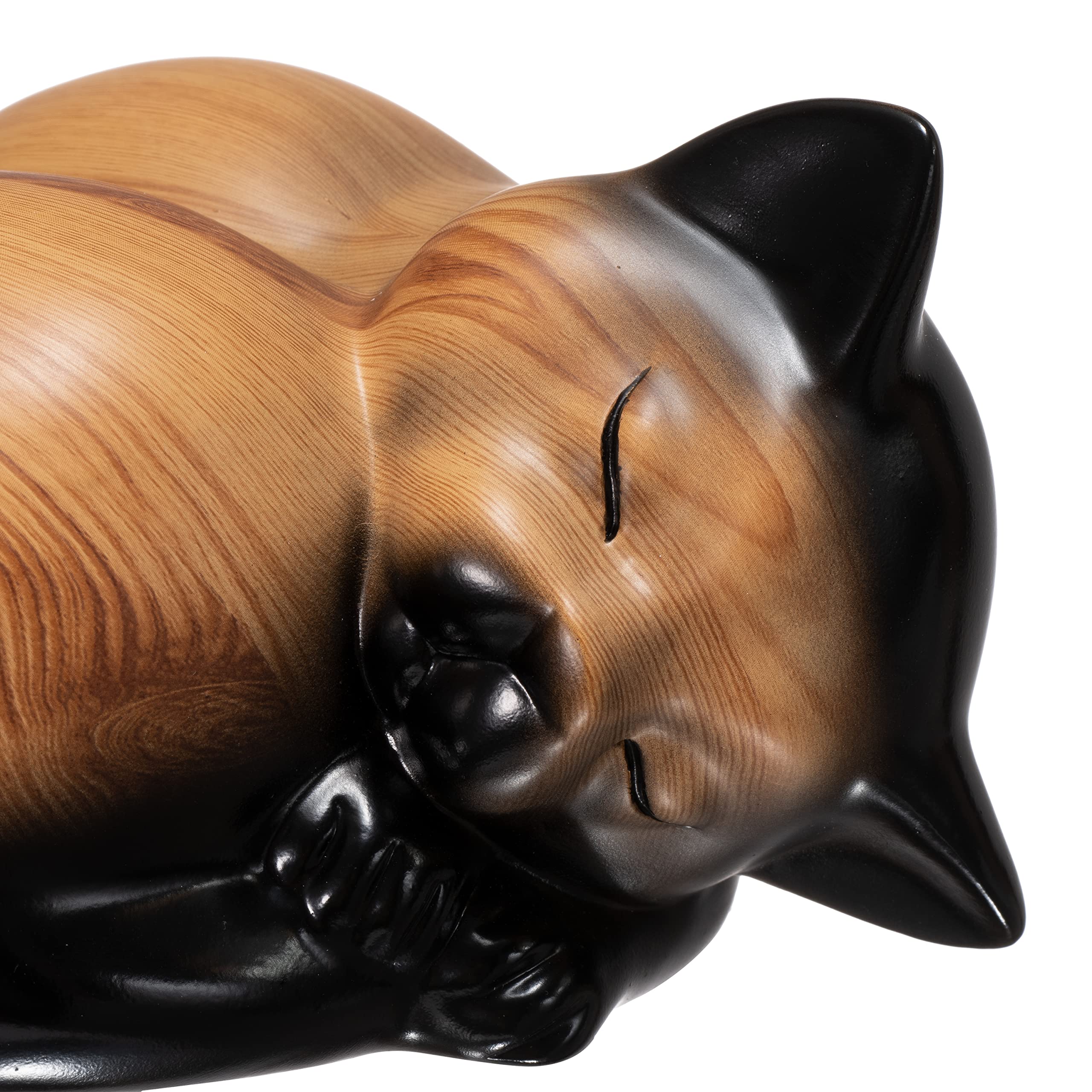 Kriss Art cat urn cream - sealing-guide image, screw-on lid for secure containment.