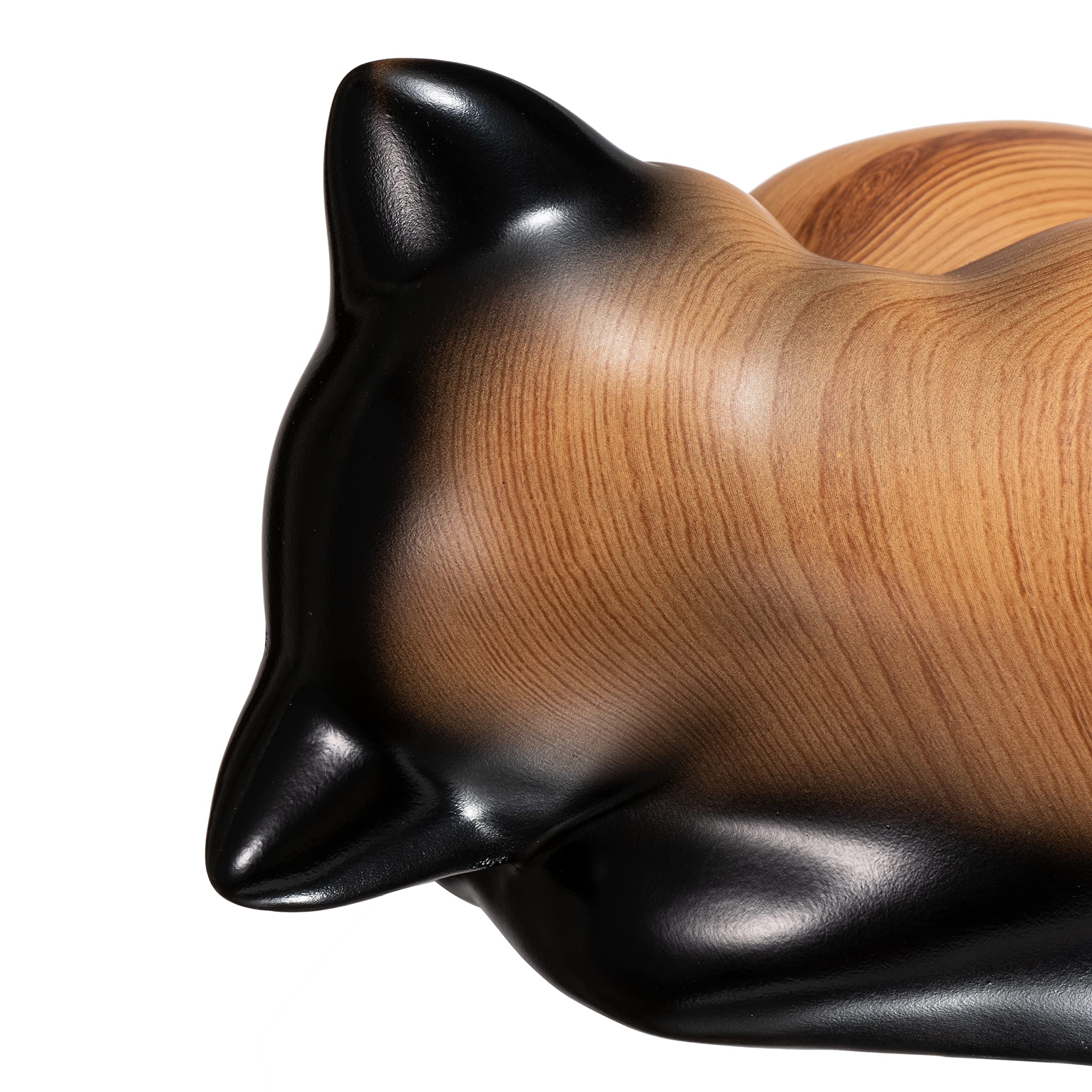 Kriss Art pet urn cream - compact size for cat ashes.