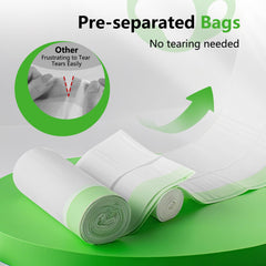 KropBom 36x16 liner fit demonstrates compatibility with large litter boxes for quick changes.