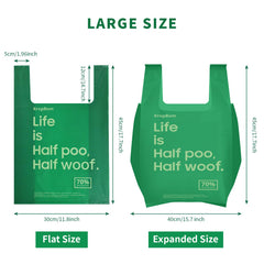 KropBom sustainable bags made from up to 70% recycled plastic reduce landfill waste