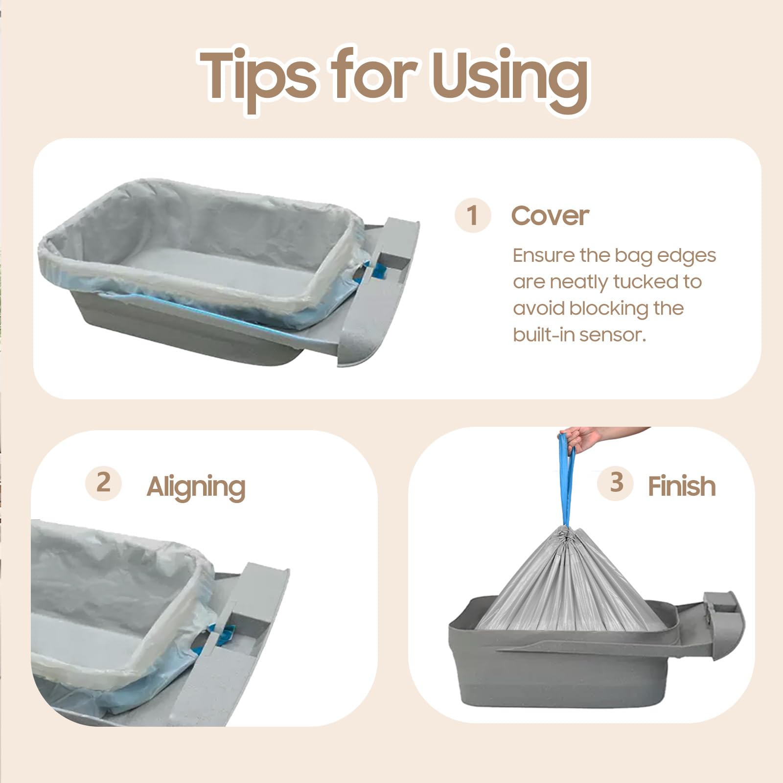 KropBom capacity 9-10 gallons graphic demonstrates ample space for multiple cats.