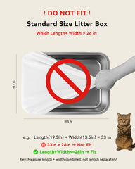 KropBom liners compatible with Fsitego and Fumoi robot litter boxes