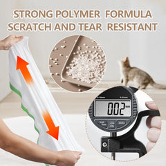 KropBom durable HDPE leak-proof bags highlighting tear resistance