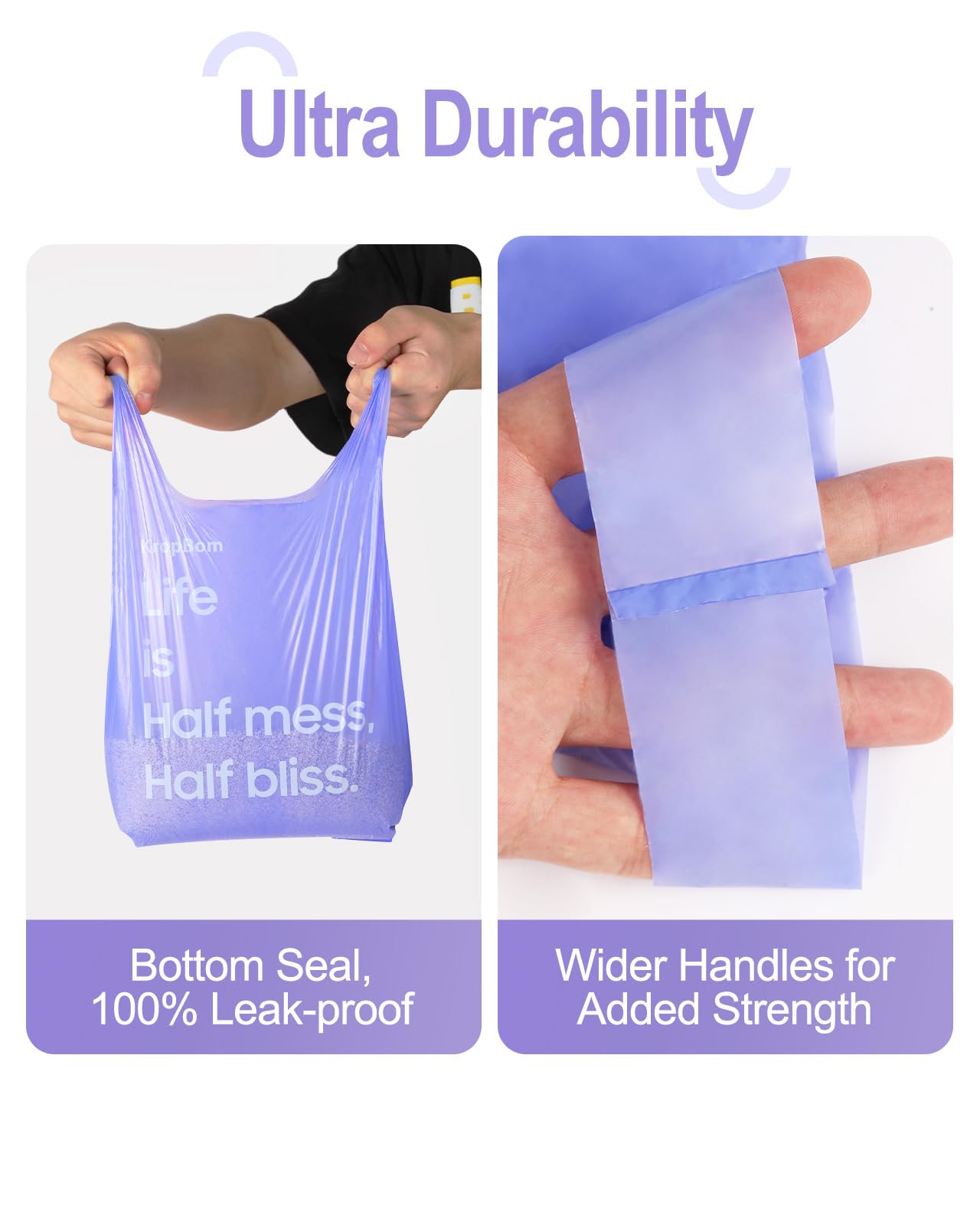 KropBom eco-friendly bags made from recycled plastics reduce waste