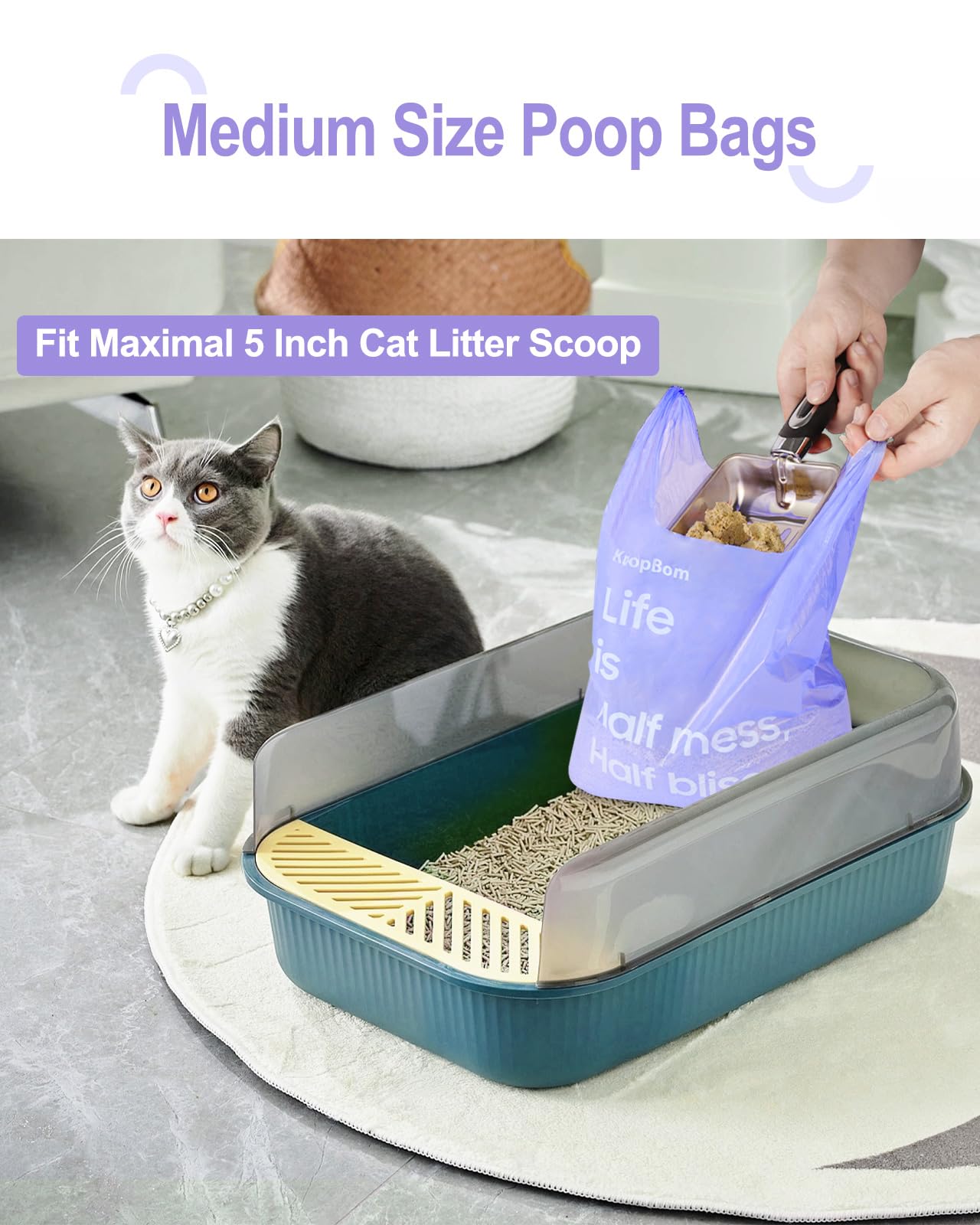 KropBom lavender bags with leak-proof design keep mess contained