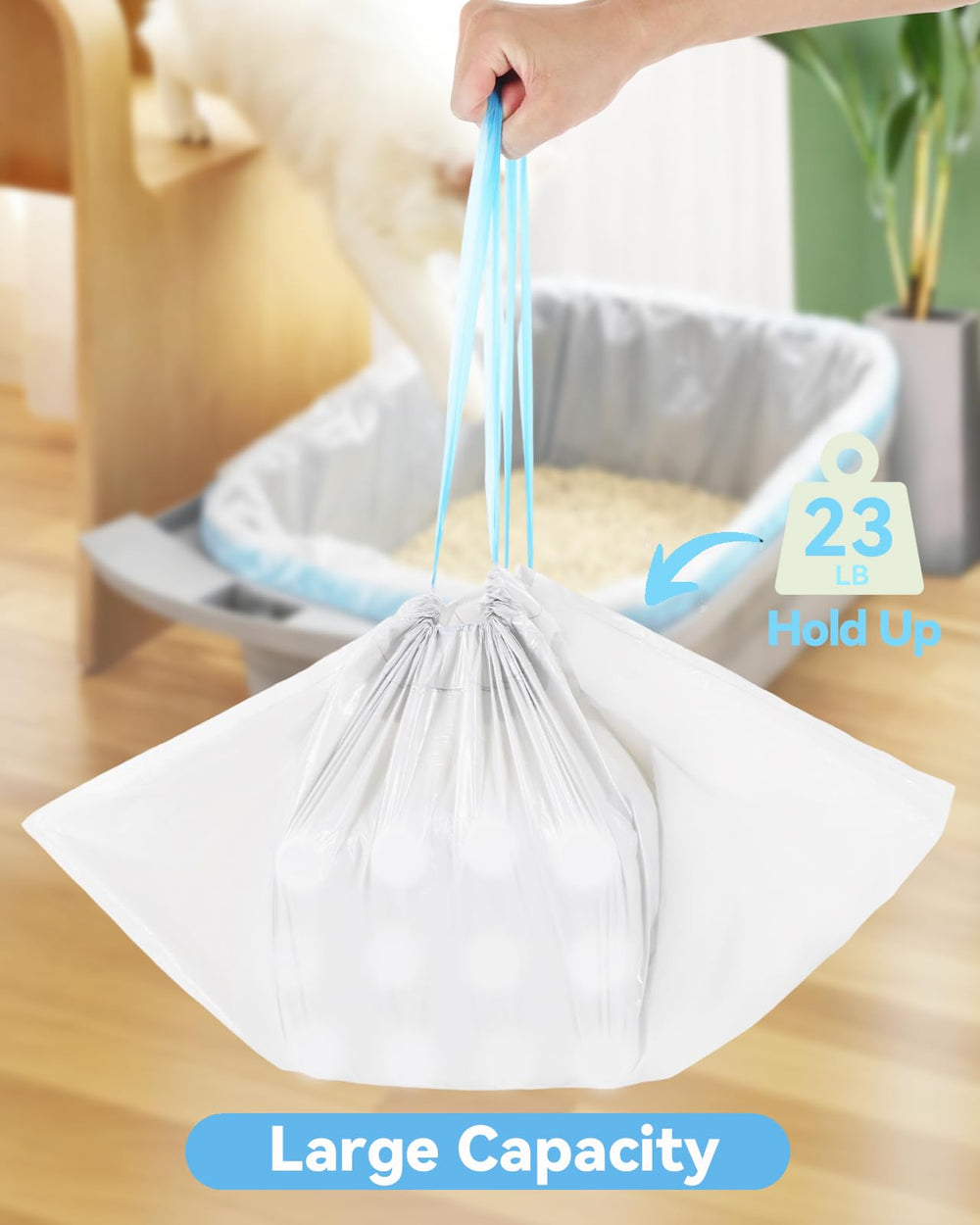 KropBom LDPE durable material keeps liners tear-resistant for heavy use.