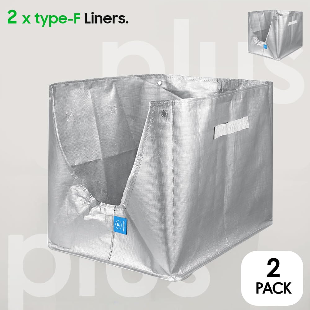 KropBom durable tarpaulin liner offers long-lasting protection against wear and scratches.