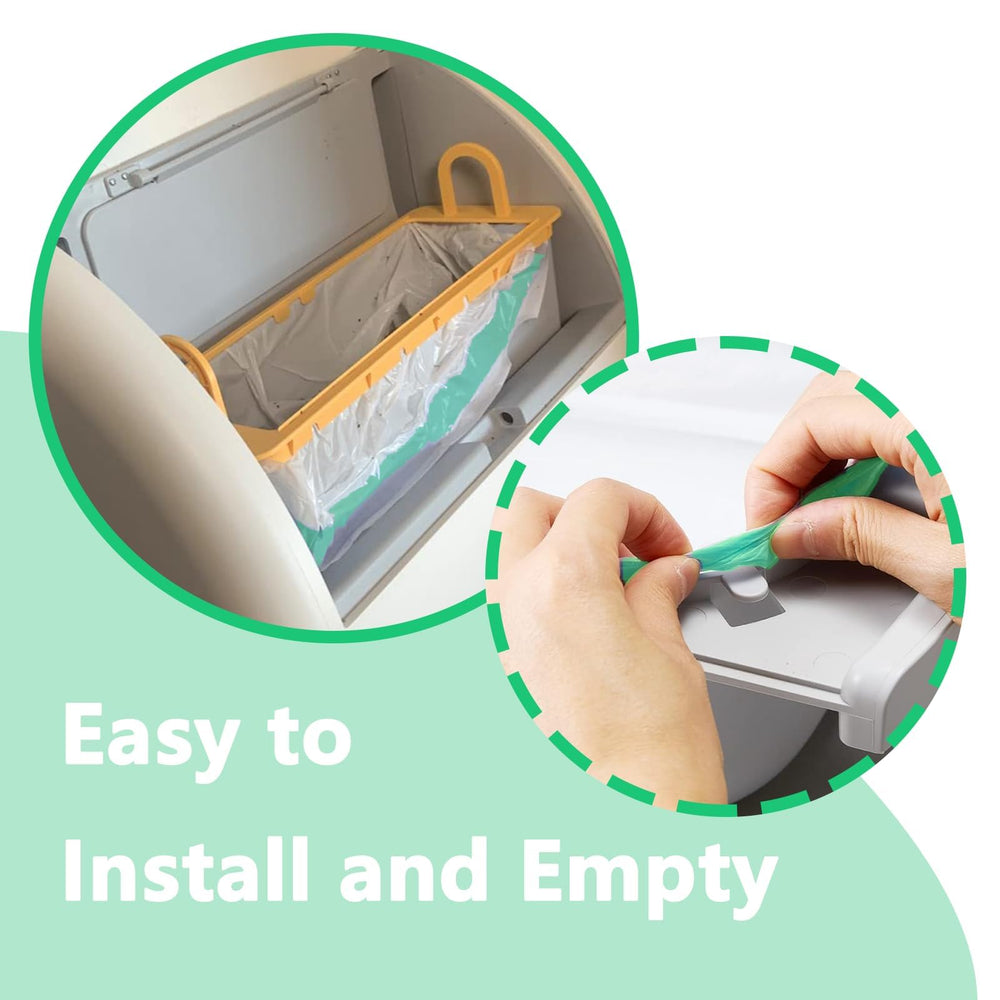 KropBom pack includes six rolls of twenty liners for long-term use.