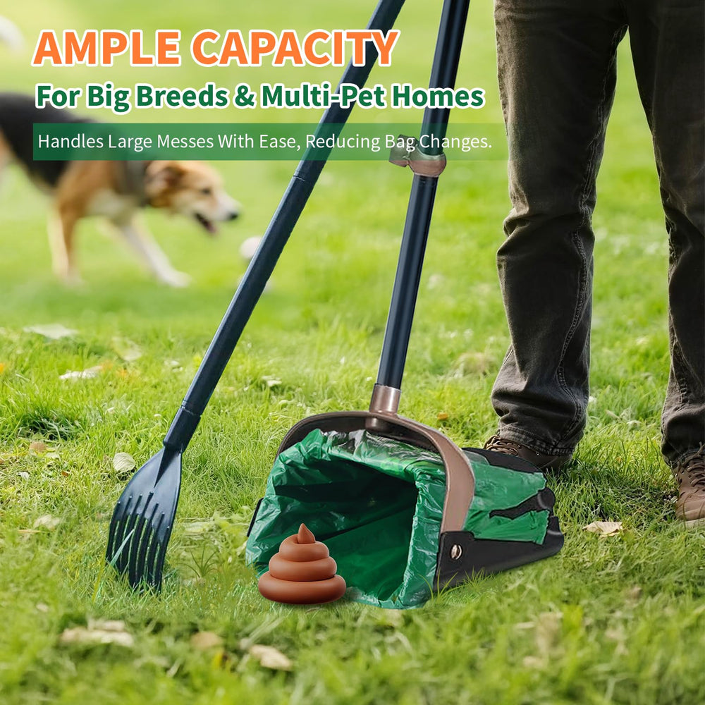 KropBom vest-style tie handles seal securely for quick cleanup.