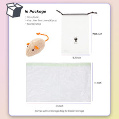 KropBom XXL liner thick 2mil material closeup for durability.