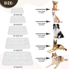 KROSER crate pad surface is waterproof and machine washable for easy cleaning.