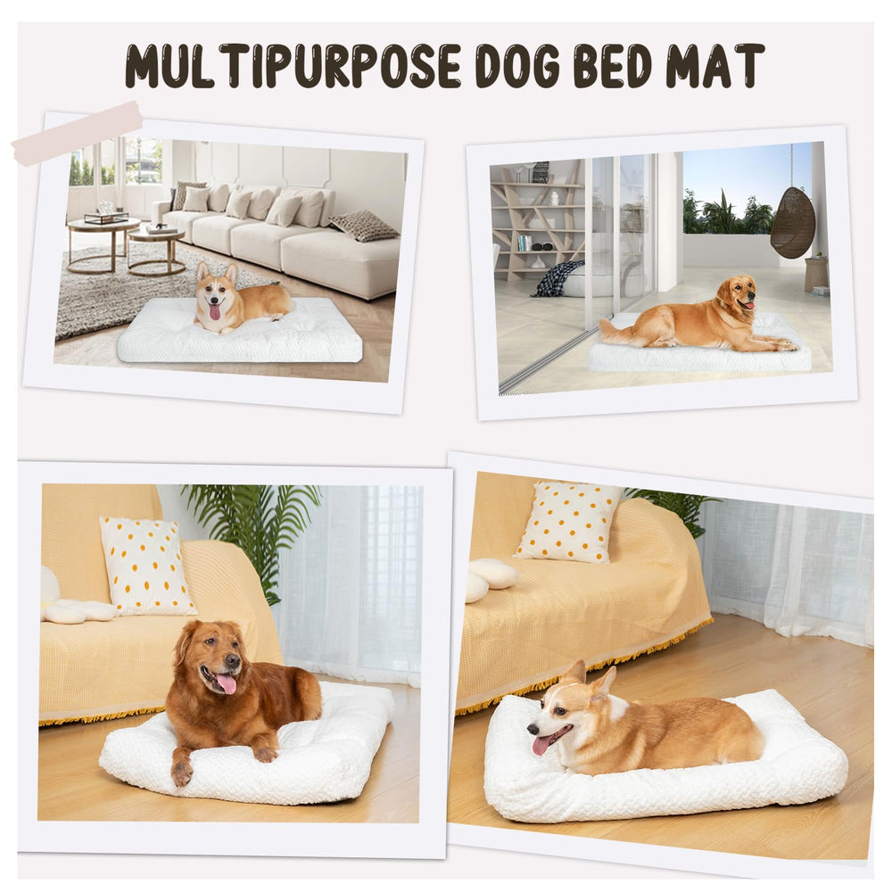 KROSER easy-care padding flattens after washing with gentle tapping.