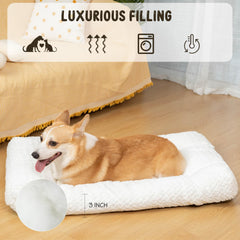 KROSER deluxe crate pad reversible cool/warm side for year-round comfort.