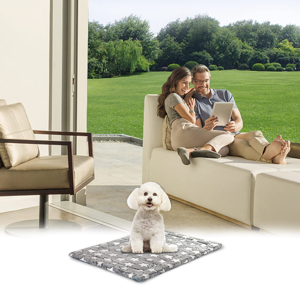 KROSER Fancy Crate Pad Bed compact size fits crates and car journeys