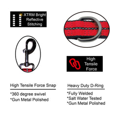 KRUZ Pet heavy-duty webbing provides durable support for active pairs