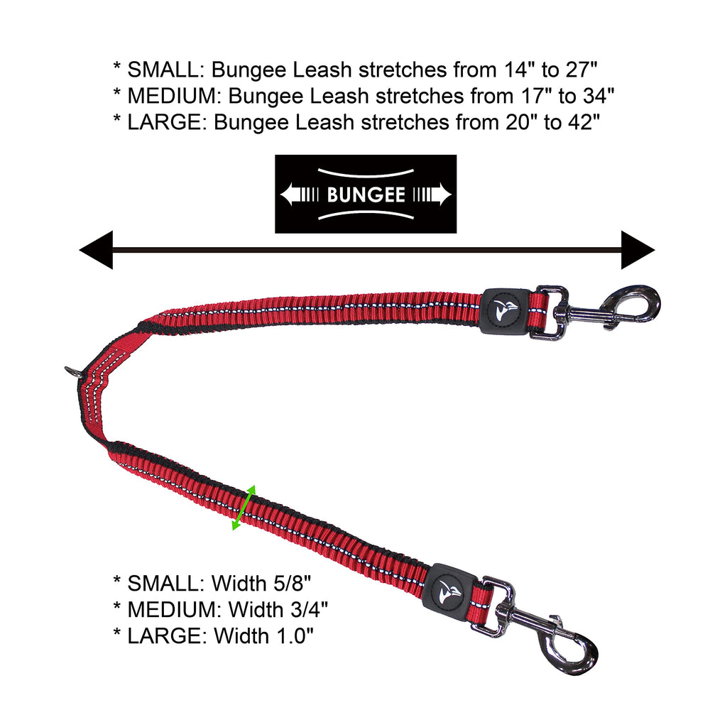 KRUZ Pet two-handles design offers extra control during training sessions