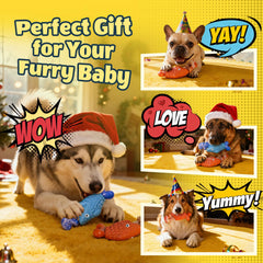 Kseroo bacon-flavor-dog-toy-squeaky delivers irresistible aroma for longer chew sessions.