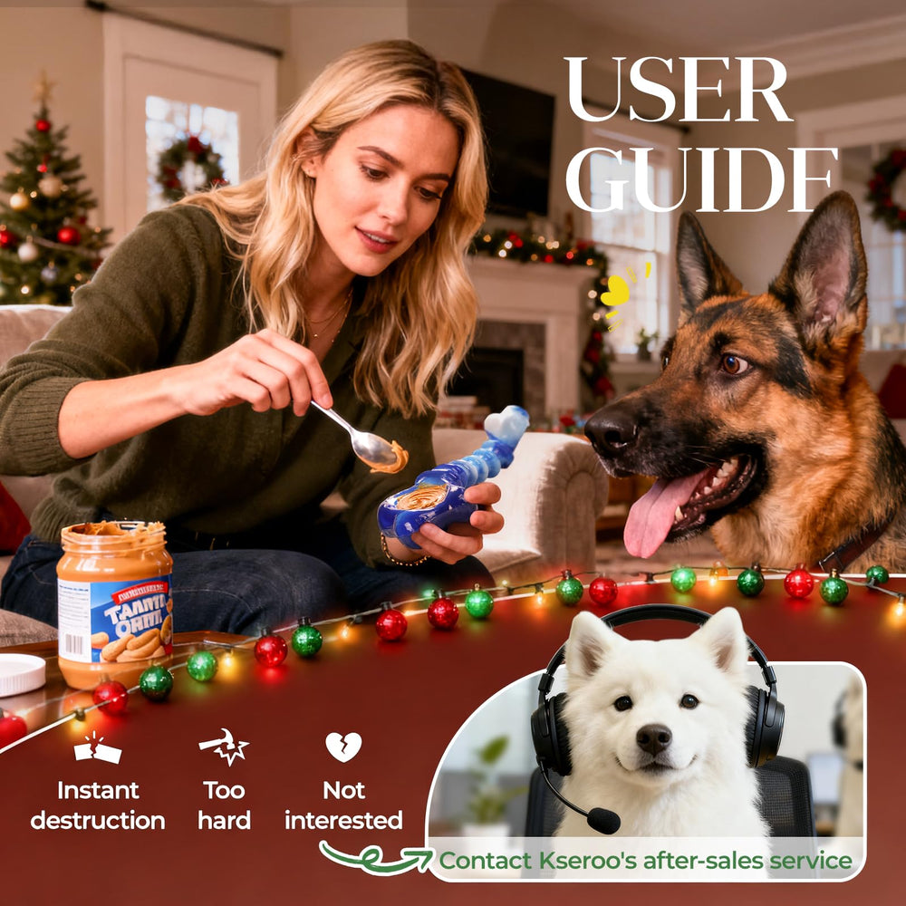 Kseroo indestructible dog toy beef flavor entices dogs during play