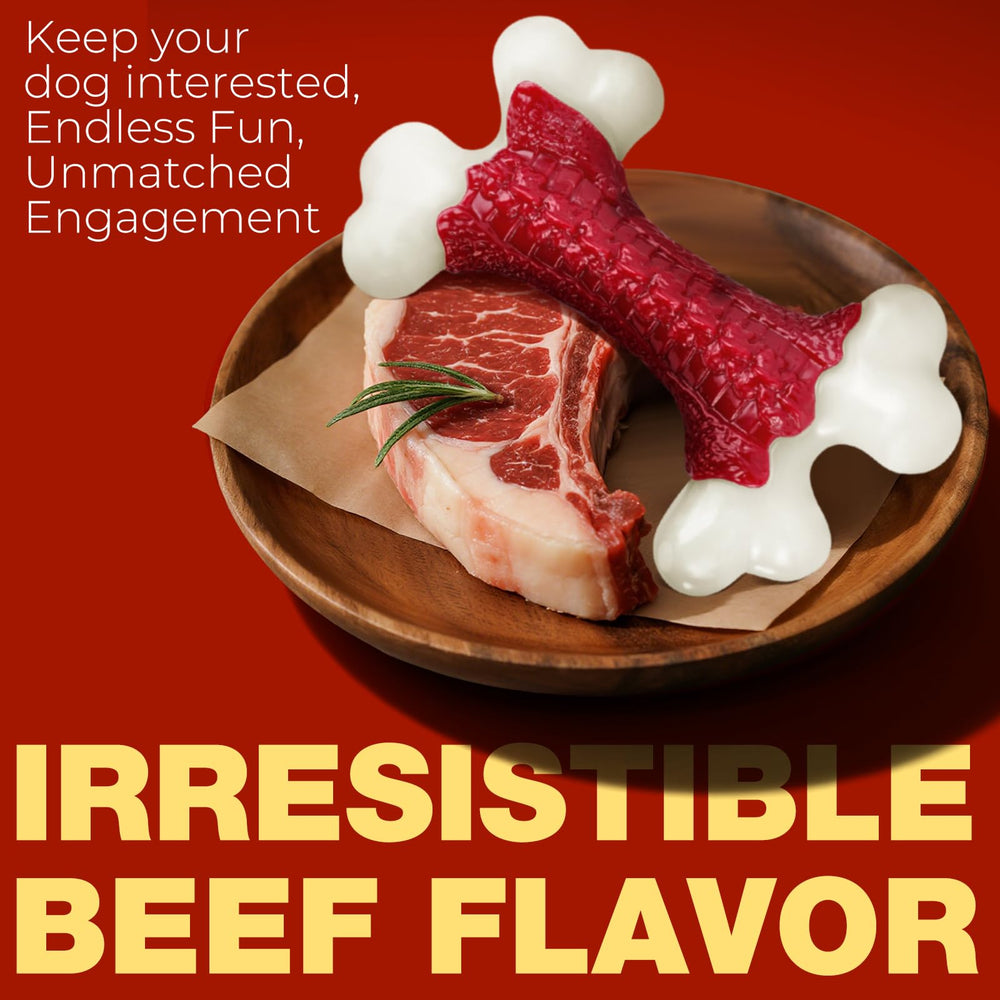 Kseroo nylon bone toy showcases sturdy materials for long-lasting play.