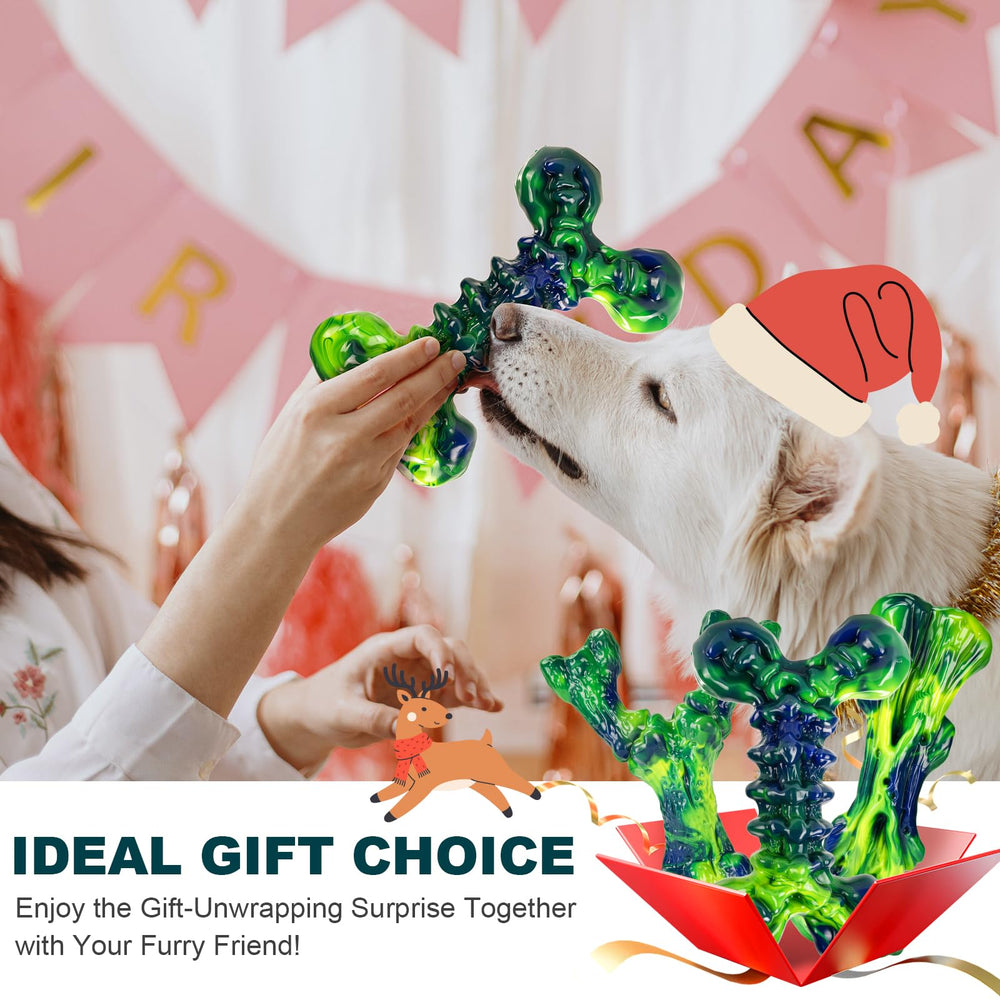 Kseroo nylon chew bones peanut butter aroma encourages longer chewing sessions.