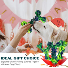 Kseroo nylon chew bones peanut butter aroma encourages longer chewing sessions.