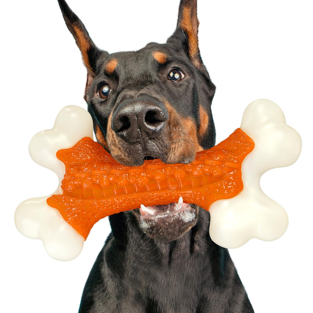Kseroo tough-nylon-chew for large dogs reinforces jaws during heavy chewing
