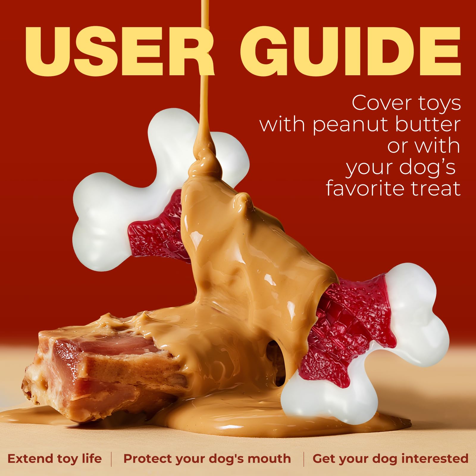 Kseroo large-breed chew toy doubles as training aid and retrieval practice.