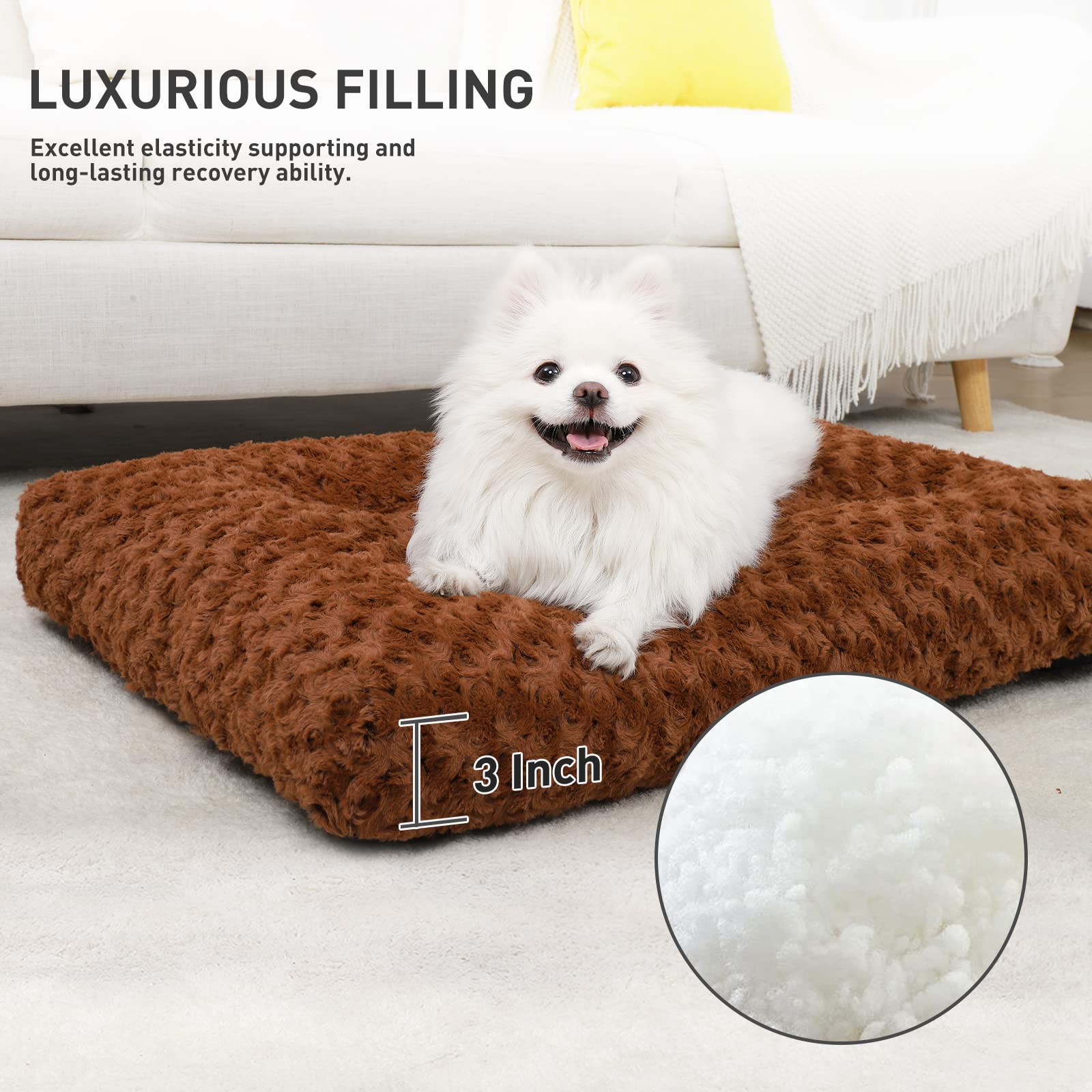 KSIIA anti-slip bottom keeps bed in place during pawing movements.