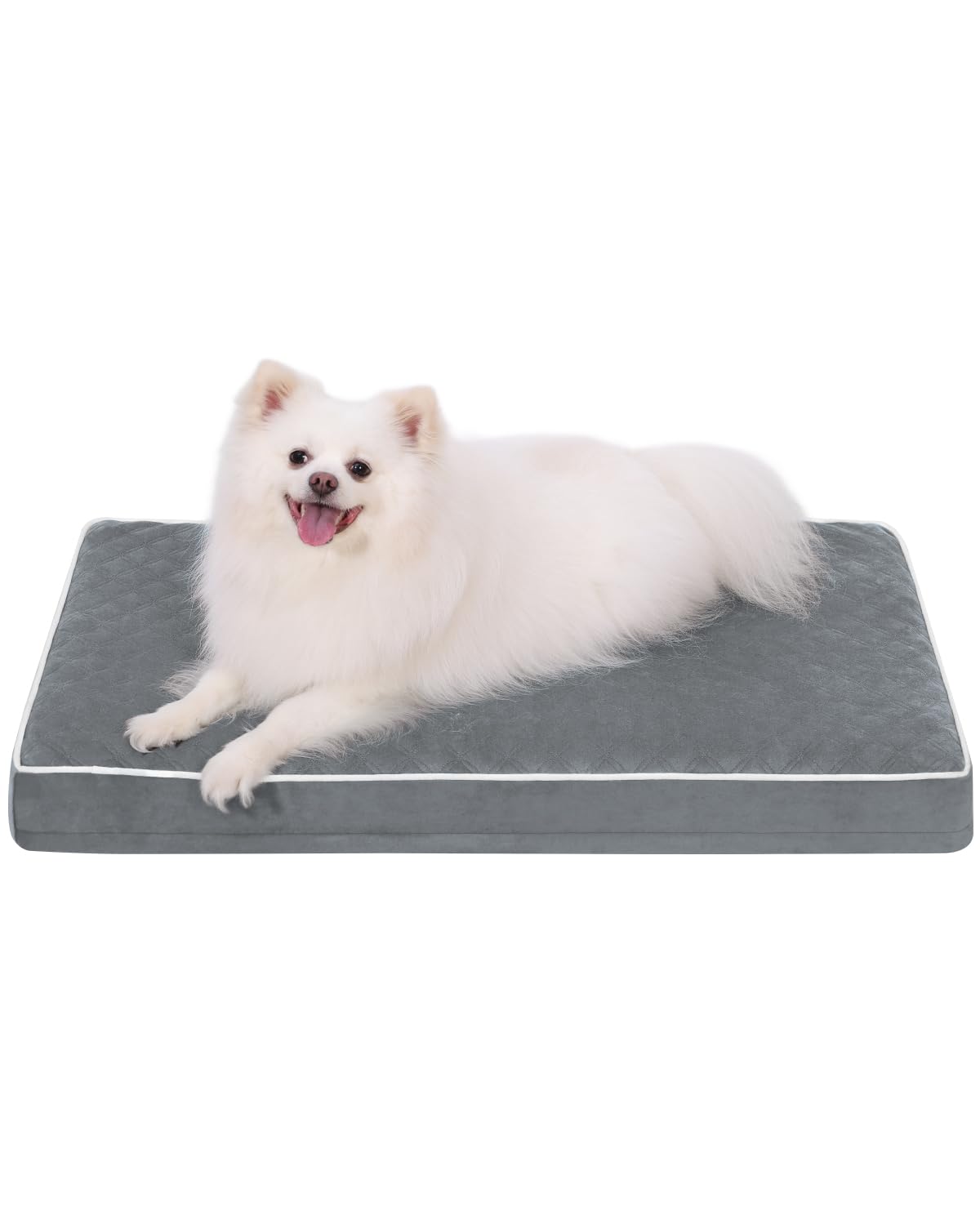 KSIIA dog bed with egg crate foam provides supportive comfort for small dogs