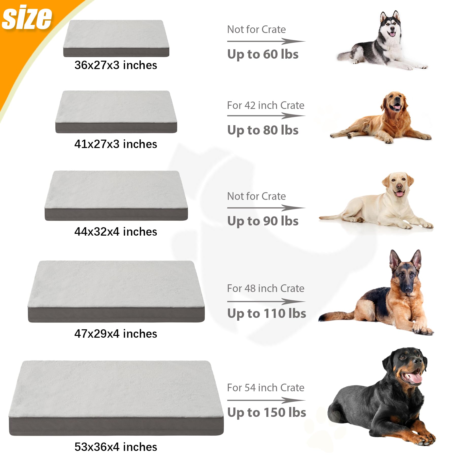 KSIIA bed serves as crate pad, mattress, or travel bed