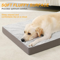 KSIIA bed includes removable cover with a durable zipper for easy washing