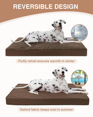 KSIIA two-sided design showing plush velvet and Oxford fabric