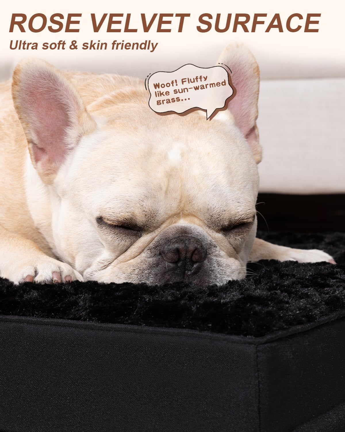 KSIIA dog crate bed waterproof cover keeps the filling dry and crate clean.