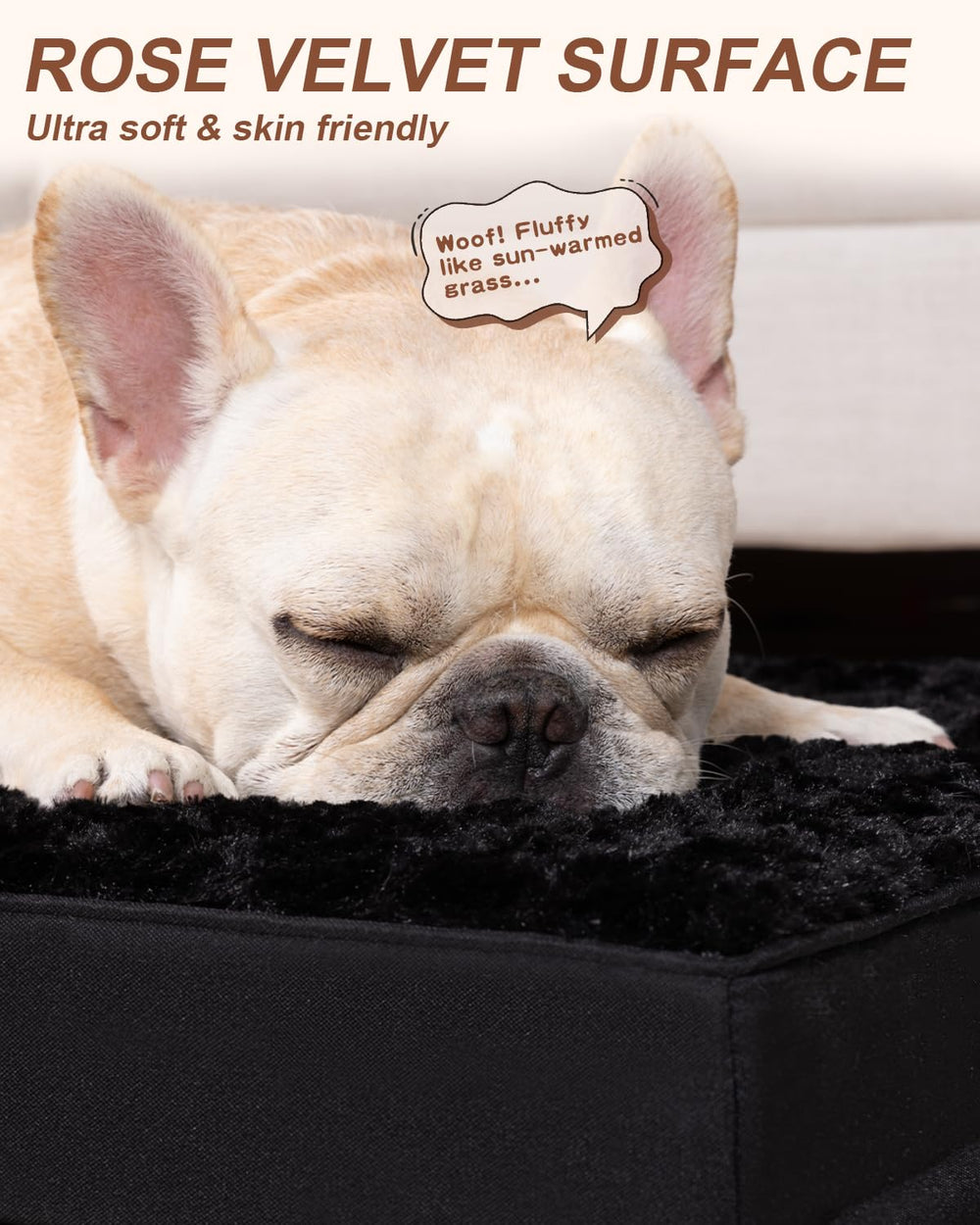 KSIIA dog crate bed waterproof cover keeps the filling dry and crate clean.