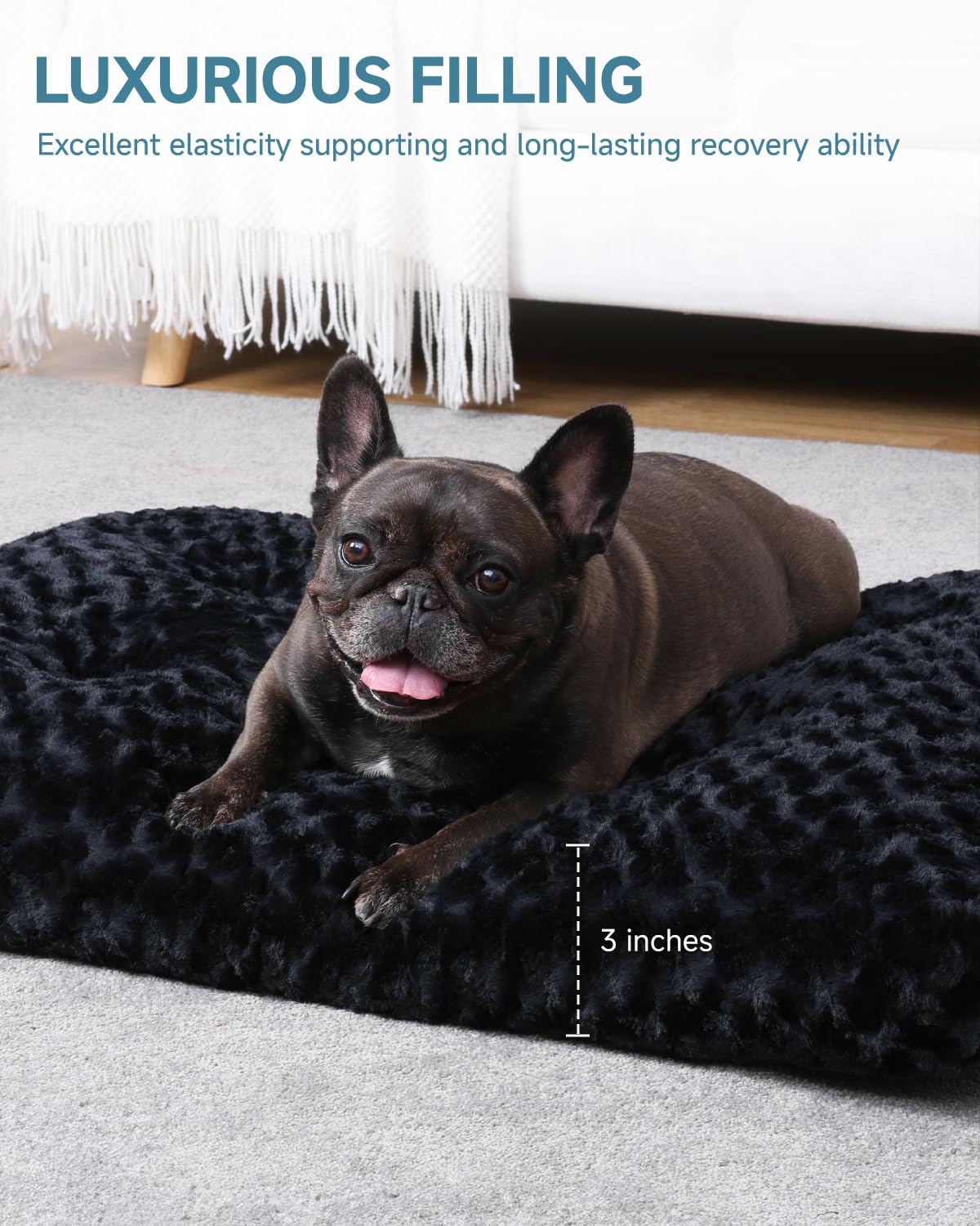 KSIIA 3-inch polypropylene fiber support demonstrates sturdy joint-friendly comfort
