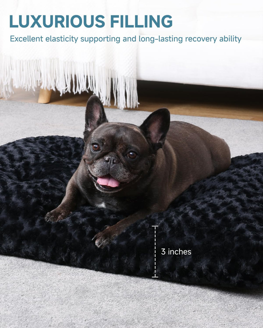 KSIIA 3-inch polypropylene fiber support demonstrates sturdy joint-friendly comfort