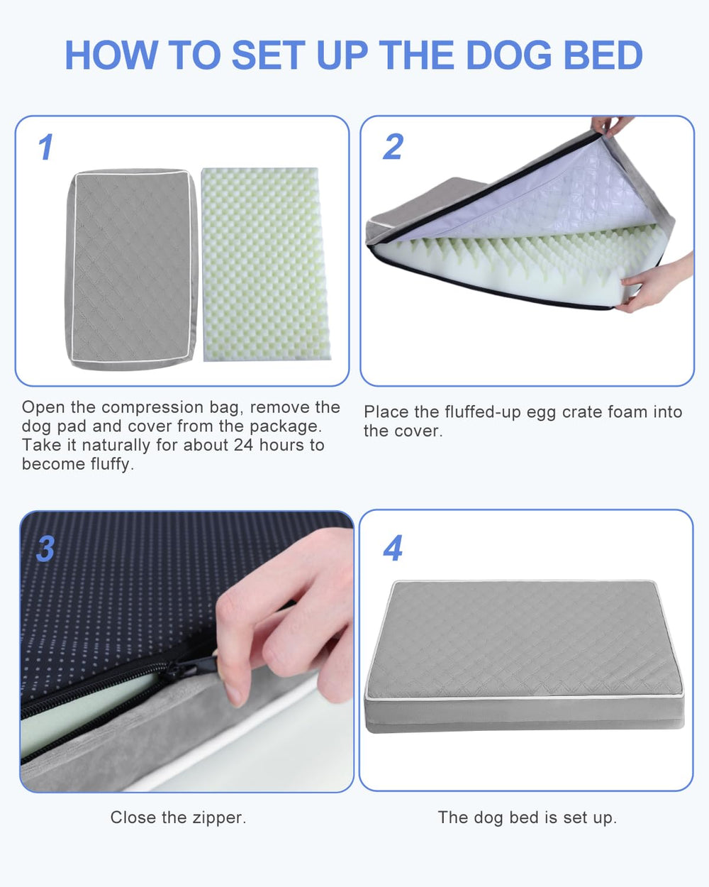 KSIIA dog-bed-crate-placement proves crate-ready padding for secure resting