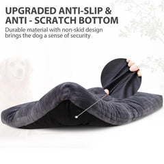KSIIA large 41x27 inch dog bed provides generous space for big dogs.