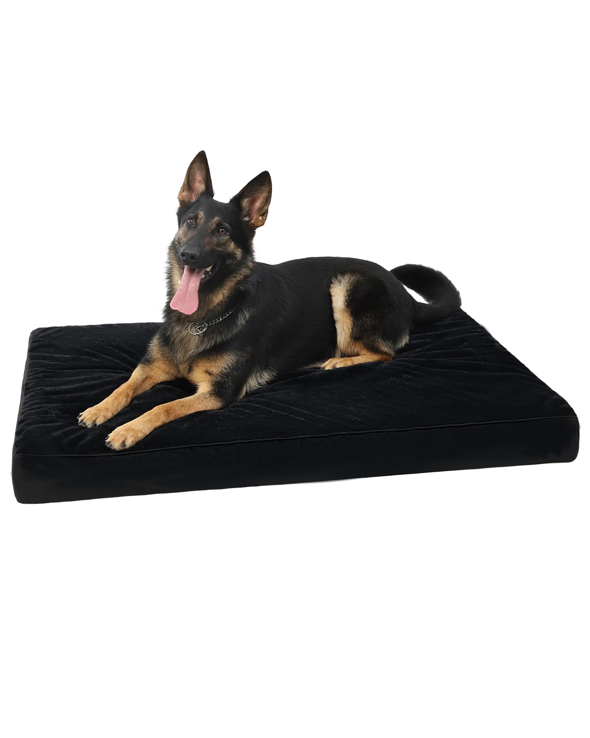 KSIIIA orthopedic dog bed front view highlights supportive foam for joints.