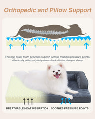 KSIIA orthopedic edge cushion closeup highlights gentle support for joints and safer rising