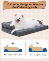 KSIIA senior-friendly design on soft exterior aids aging dogs with easy recognition