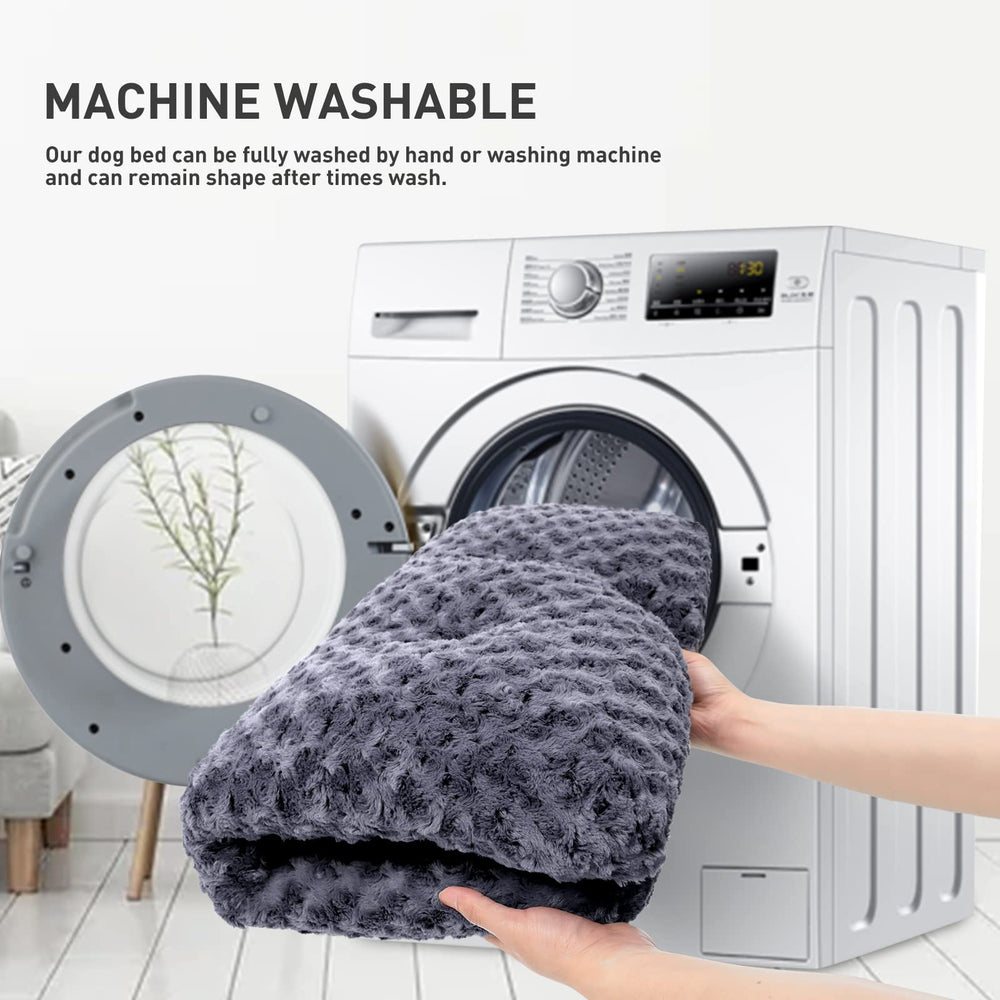 KSIIA Washable Dog Bed Deluxe compact-travel ready for car trips